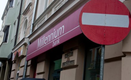 Mocna przecena Millennium i mBanku