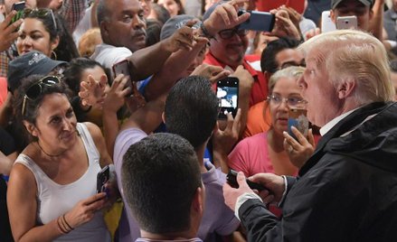 Prezydent Donald Trump na Portoryko