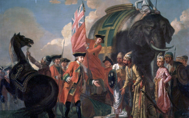 Spotkanie Roberta Clive’a z Mirem Jafarem po bitwie pod Palasi 23 czerwca 1757 r. – obraz Francisa H