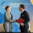 List intencyjny podpisali Maryna Khlystun, dyrektor wykonawcza UkraineInvest, i Artur Osuchowski, pr