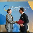 List intencyjny podpisali Maryna Khlystun, dyrektor wykonawcza UkraineInvest, i Artur Osuchowski, pr