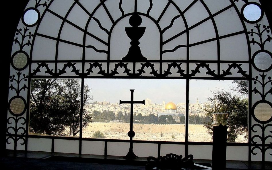 Widok na Jerozolimę z Dominus Flevit