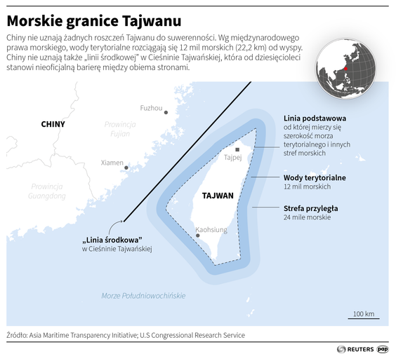 Morskie granice Tajwanu