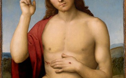 Rafael, Chrystus błogosławiący - Pinacoteca, Tosio Martinengo