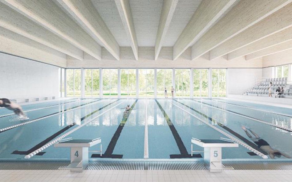 Tak będzie się prezentował głowny basen na Ostródzkiej