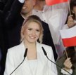 Kinga Duda przemówiła w niedzielę na wieczorze wyborczym ojca w Pułtusku