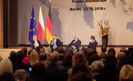 Andrzej Duda i Frank-Walter Steinmeier na Forum Polsko-Niemieckim w Berlinie