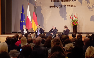 Andrzej Duda i Frank-Walter Steinmeier na Forum Polsko-Niemieckim w Berlinie