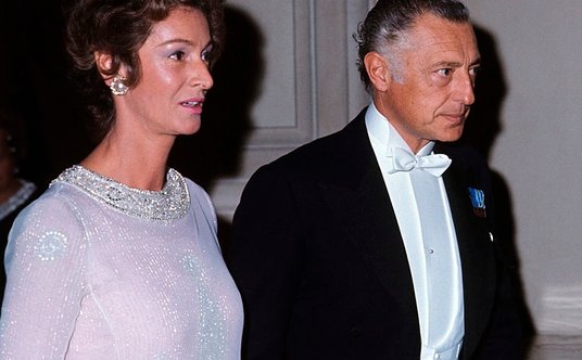 Gianni Agnelli z żoną Marellą w 1966 roku.