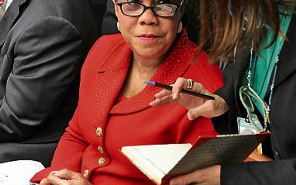 Frederica Wilson jeszcze w kapeluszu