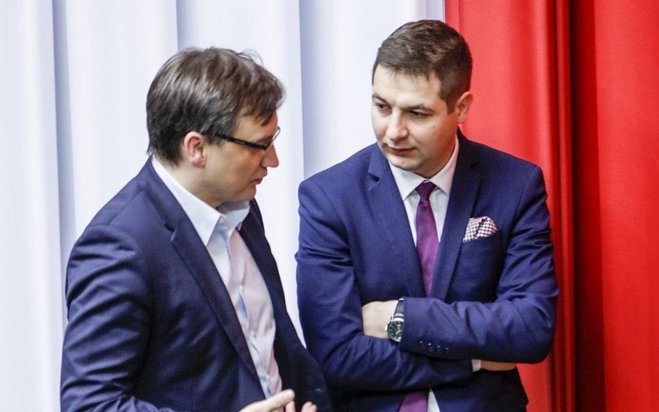 Minister sprawiedliwości Zbigniew Ziobro i wiceminister Patryk Jaki