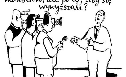 Komentarz rysunkowy. Mógłbym wybrać lepszych ministrów