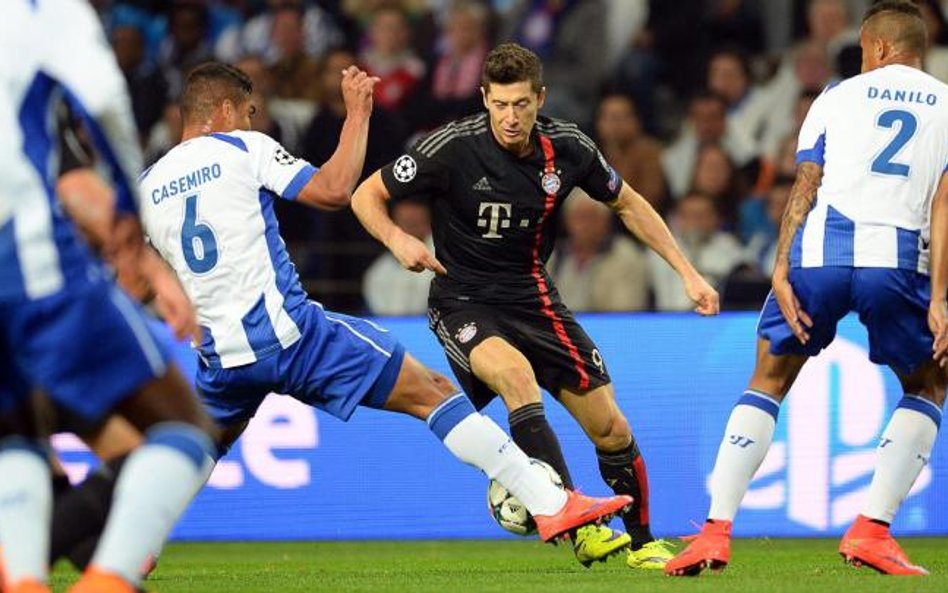 Robert Lewandowski tydzień temu w Portugalii nie miał łatwego życia