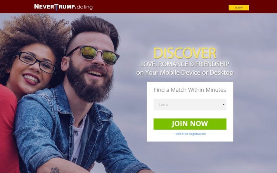 Powstał serwis randkowy dla przeciwników Trumpa