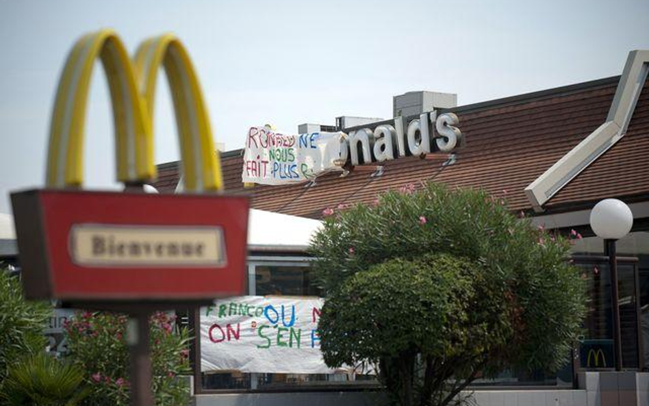 Strajk francuskich pracowników McDonald'sa