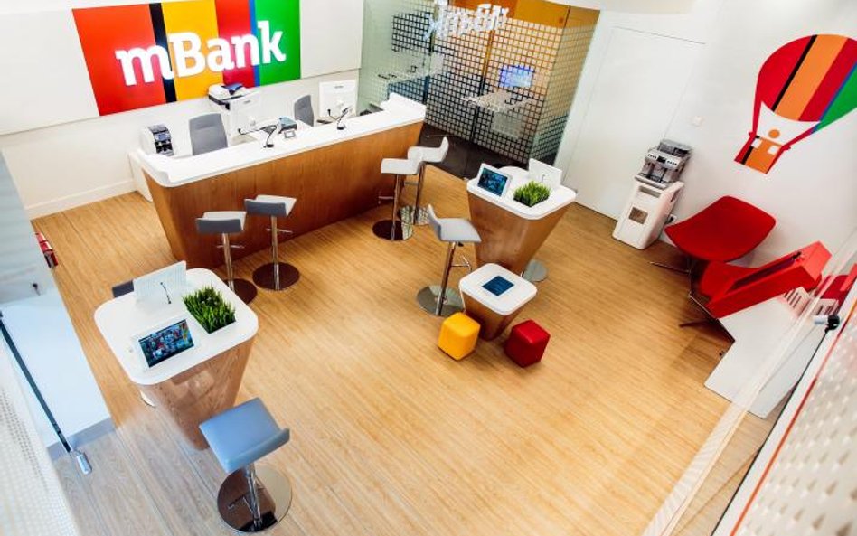 Tak wyglądają nowoczesne oddziały mBanku mat. pras.