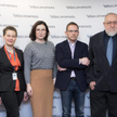 Uczestnicy debaty w redakcji „Rzeczpospolitej”. Na zdjęciu: Zbigniew Król, Jadwiga Czeczot, Beata Am
