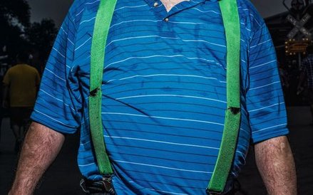 Bruce Gilden - Dawid, Iowa State Fair Des Moines, Iowa, USA