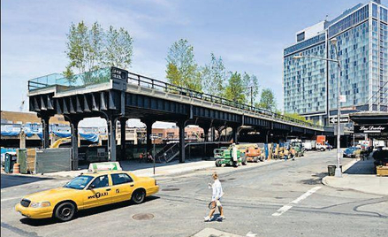 High Line – park w Nowym Jorku na wiadukcie kolejki