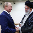 Władimir Putin i przywódca Iranu Ali Chamenei