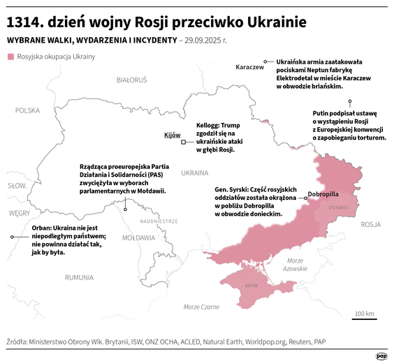 1314. dzień wojny Rosji przeciwko Ukrainie