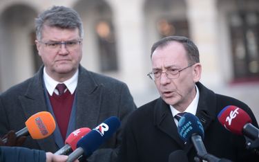 Były szef CBA i były minister spraw wewnętrznych Mariusz Kamiński oraz jego były zastępca Maciej Wąs