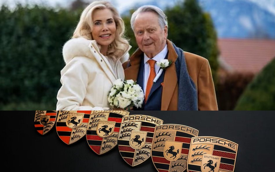 Wolfgang Porsche ze swoją nową żoną Gabriele zu Leiningen