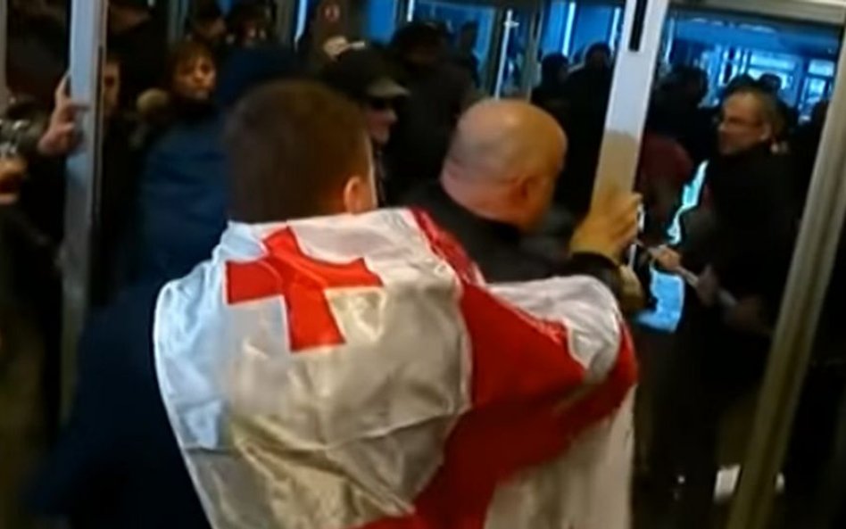 Zwolennicy i przeciwnicy Saakaszwilego pobili się w Belgii