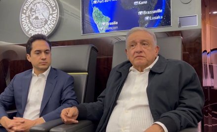 Prezydent Meksyku na pokładzie samolotu sprzedanego Tadżykistanowi