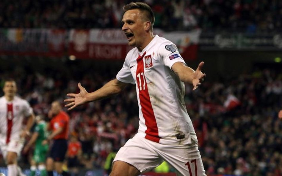 Sławomir Peszko strzelił bramkę w Dublinie. Dlaczego miałby tego nie powtórzyć w Warszawie?