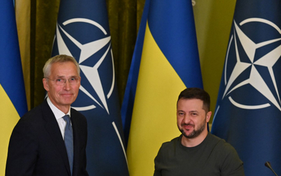 Sekretarz generalny NATO Jens Stoltenberg w Kijowie
