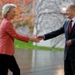 Przewodnicząca Komisji Europejskiej Ursula von der Leyen i kanclerz Niemiec Olaf Scholz