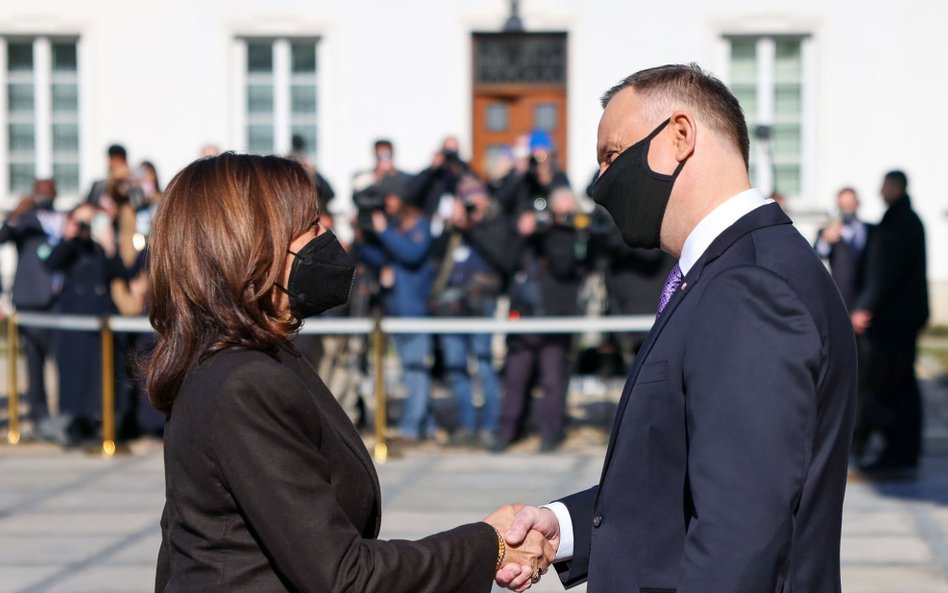 Kamala Harris w Warszawie: Stoimy razem przy Ukrainie