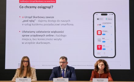 Wiceminister finansów, szefa KAS Marcin Łoboda, wiceminister finansów, zastępca szefa KAS Małgorzata