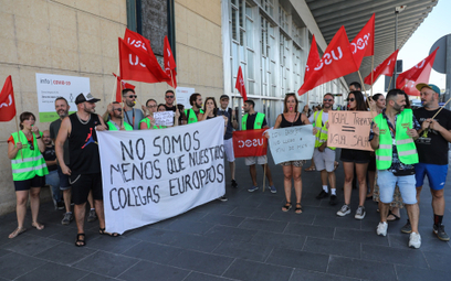 Strajk pracowników EasyJet i Ryanair na lotnisku El Prat w Barcelonie