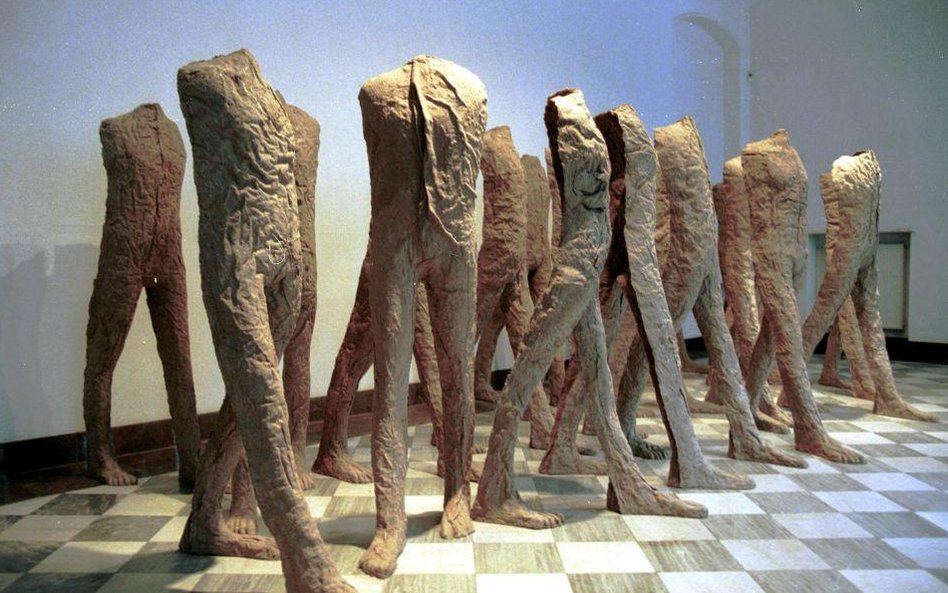 "Kroczący" - praca należąca do cyklu "Sąd Ostateczny"