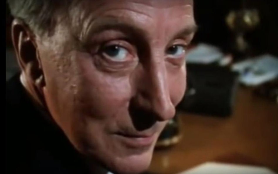 Ian Richardson jako Francis Urquhart w serialu BBC "House of Cards"