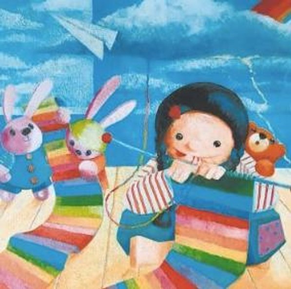 Od 500 zł licytowany będzie obraz Mirelli Stern.