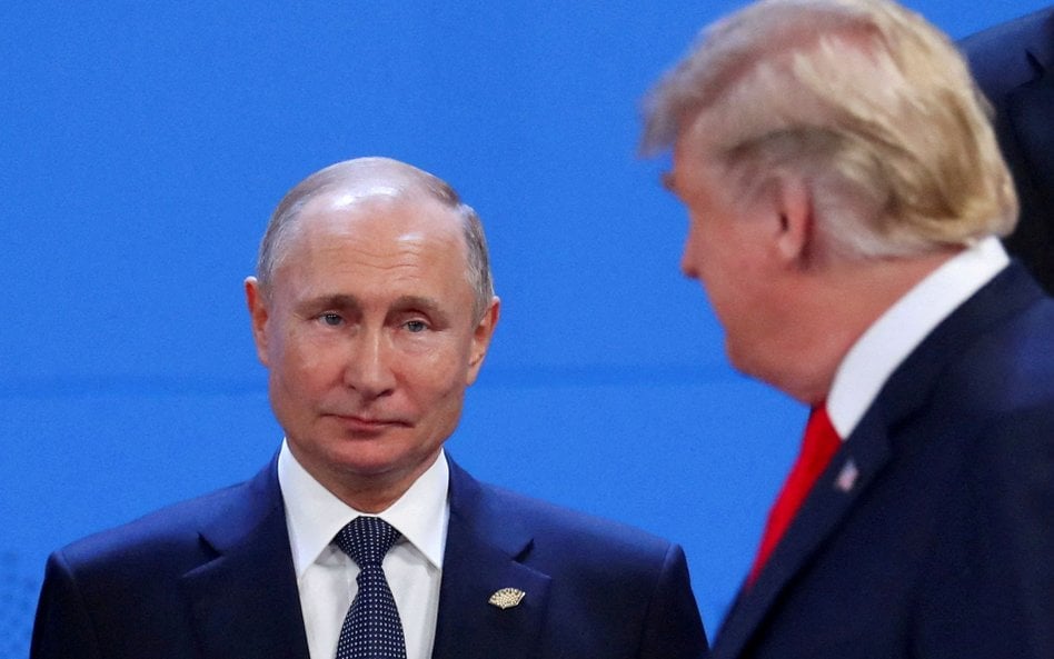 Władimir Putin i Donald Trump w czasie szczytu G20 w Argentynie