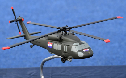 Model śmigłowca Sikorsky UH-60M Black Hawk w barwach Chorwacji. Fot./Ministerstwo Obrony Chorwacji.