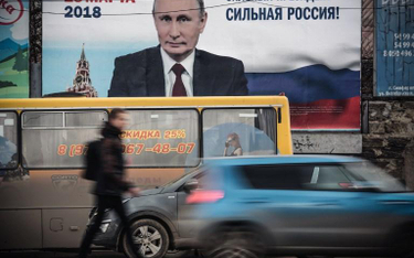 Plakat wyborczy Władimira Putina w Symferopolu, Krym