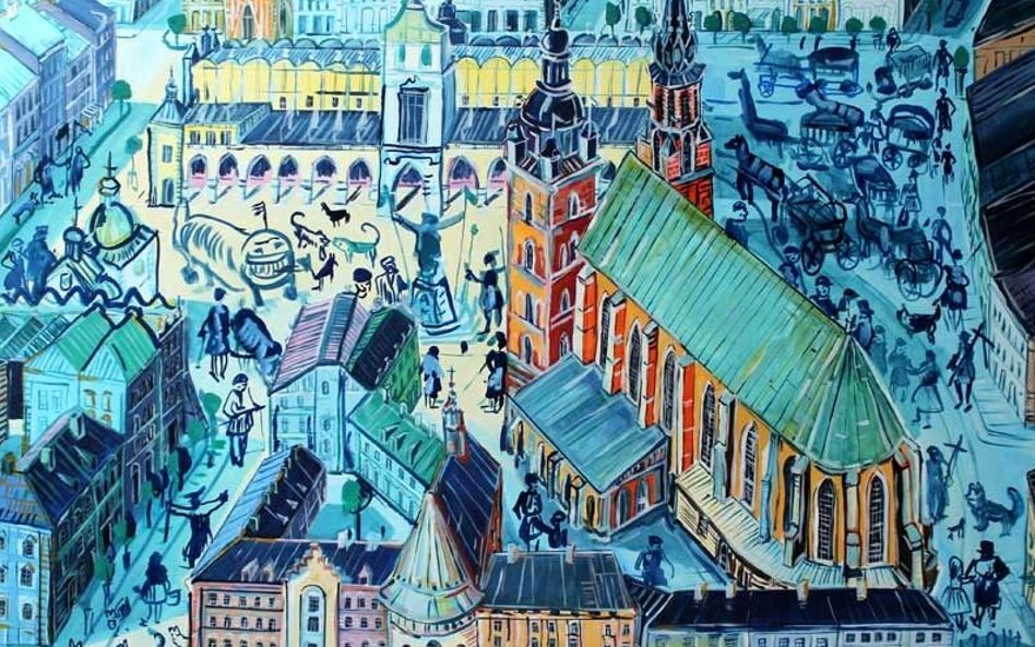 Kraków, autor: Edward Dwurnik