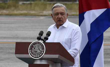 Prezydent Meksyku Andres Manuel Lopez Obrador (na zdjęciu) potępił już nie tylko Joe Bidena, ale naw