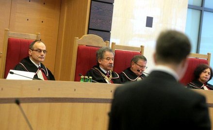 Trybunał na posiedzeniu badającym sprawę Komisji Majątkowej, styczeń 2011