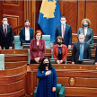 Vjosa Osmani po wyborze na prezydenta 4 marca