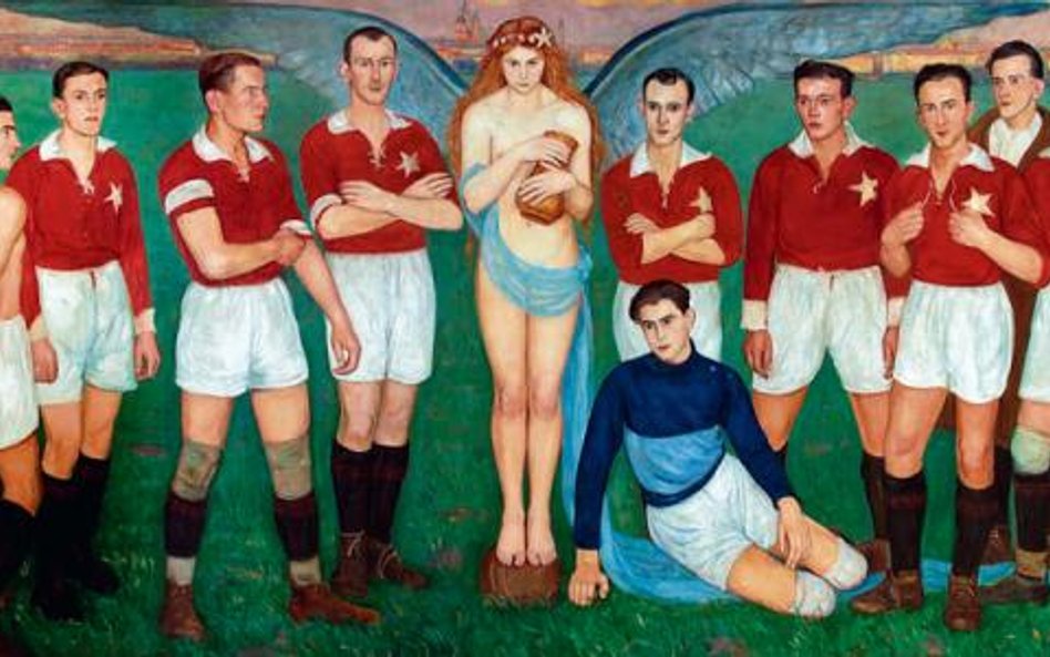 Vlastimil Hoffman, „Wisła”, 1927, olej na płótnie, ze zbiorów Muzeum Sportu i Turystyki w Warszawie