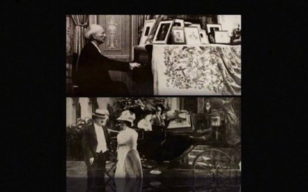 Kadr z filmu „Paderewski, człowiek czynu, sukcesu i sławy”