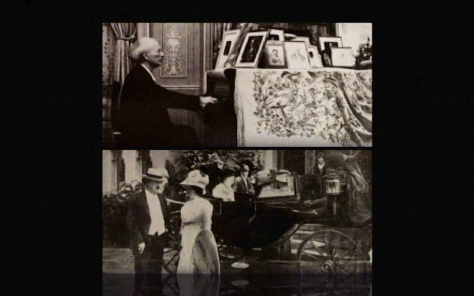 Kadr z filmu „Paderewski, człowiek czynu, sukcesu i sławy”