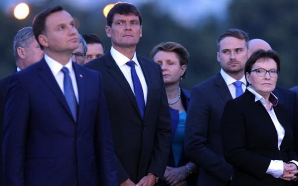 Andrzej Duda i Ewa Kopacz we wtorek na Westerplatte