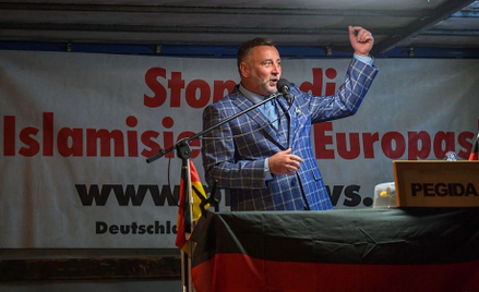 Lutz Bachmann, założyciel antyislamskiej PEGIDY, wiernego sojusznika AfD
